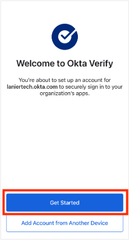 Welcome to Okta Verify - Get Started