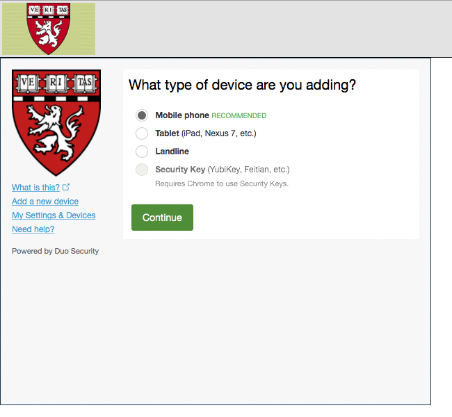 What type of device are you adding?
